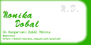 monika dobal business card