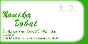 monika dobal business card